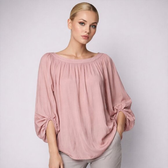 Smythe Tops - Smythe + TNT Balloon Sleeve Blouse